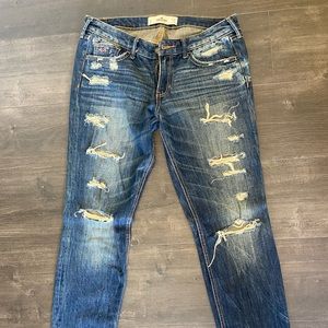 Hollister ripped jeans